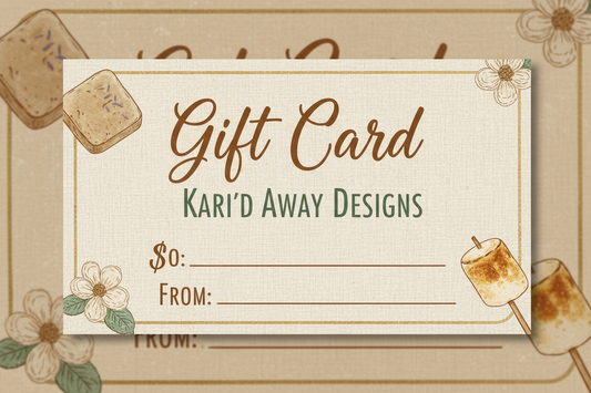 Kari'D Away Designs Gift Card