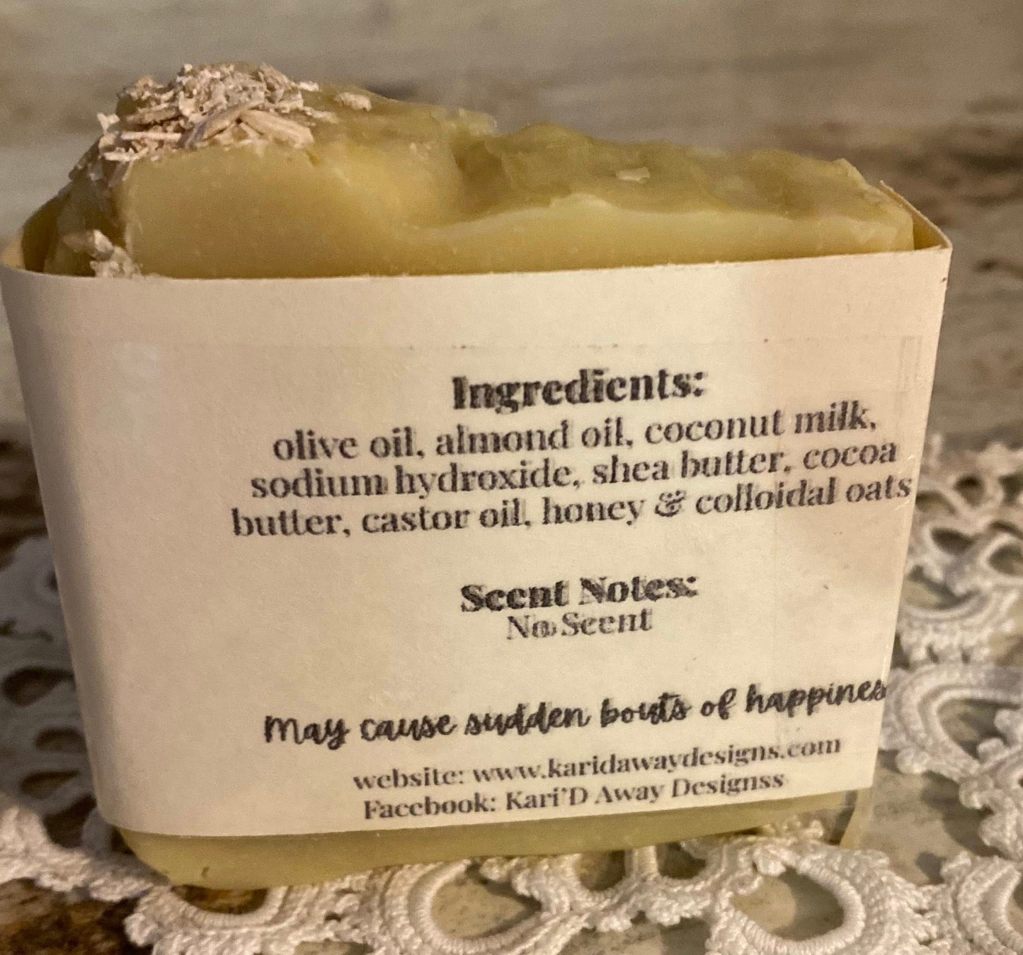 Oatmeal Honey- Scent free